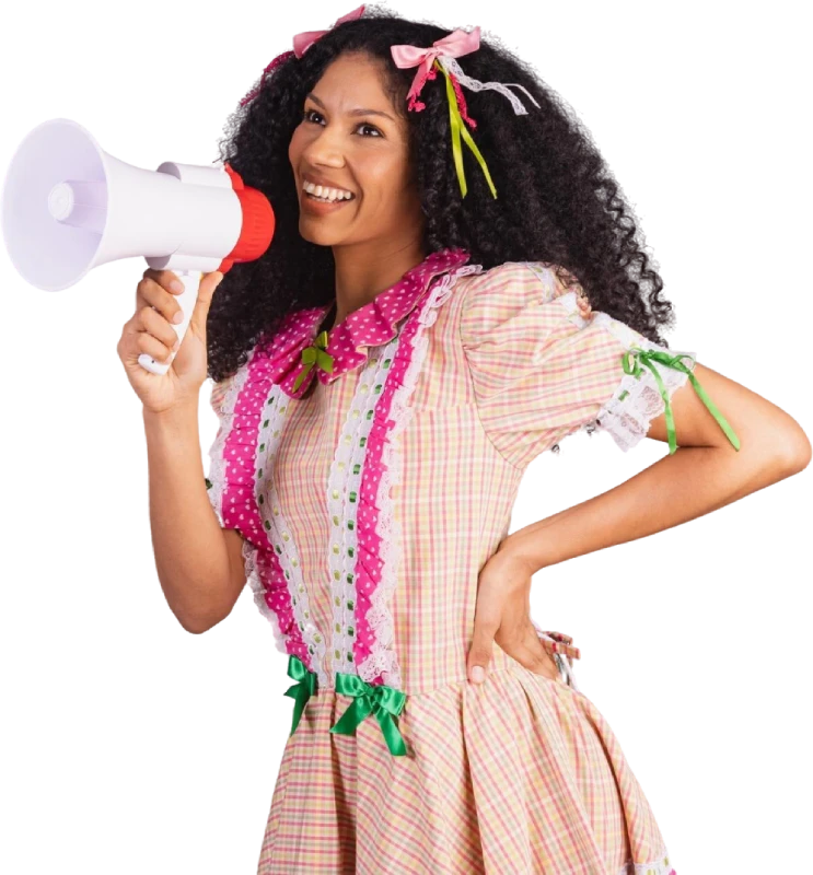 megaphone girl